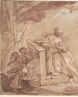 The Annunciation by Anonymous, French, 16th century
