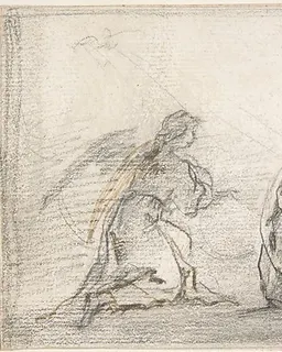 The Annunciation (Angel Approaching from Left) by Pedro  Duque Cornejo
