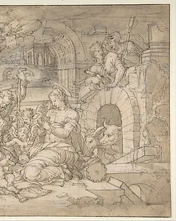 The Adoration of the Shepherds by Jean Cousin the Younger