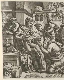 Adoration of the Magi by Jean Mignon