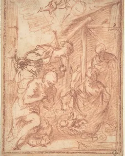 Adoration of the Shepherds by Francisco Vieira de Mattos (Il Lusitano)