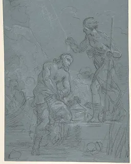 The Baptism of Christ by Noël Hallé