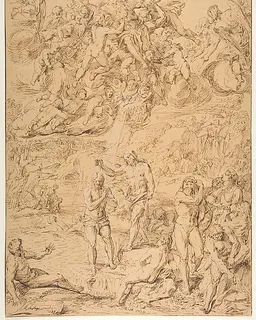 The Baptism of Christ by Raymond de La Fage