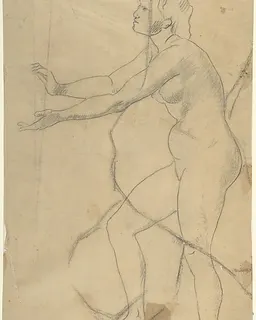 The Figure of Sarah, Bride of Tobias by Henri Lehmann