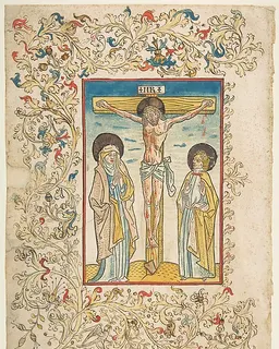 Christ on the Cross by Anonymous, German, Basel, 15th century
