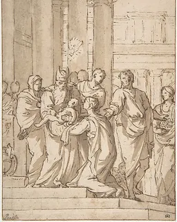 Presentation of the Infant Jesus in the Temple by Charles Mellin