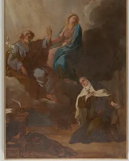 The Virgin Placing St. Teresa of Avila Under the Protection of St. Joseph by François Guillaume Ménageot