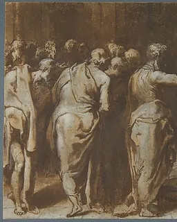 Saint Paul Restoring Eutychus to Life by Taddeo Zuccaro