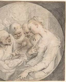 Adoration of the Shepherds by Hendrick Goltzius