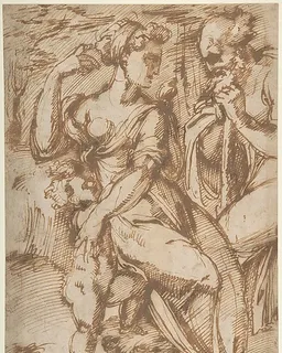 The Holy Family (?) by Baccio Bandinelli