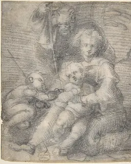 The Holy Family with Saint John the Baptist by Fra Bartolomeo (Bartolomeo di Paolo del Fattorino)