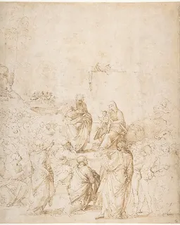 The Adoration of the Magi by Fra Bartolomeo (Bartolomeo di Paolo del Fattorino)