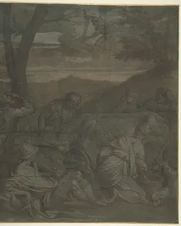 The Annunciation to the Shepherds by Jacopo Bassano (Jacopo da Ponte)