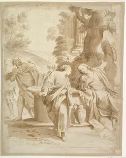 Christ and the Woman of Samaria by Annibale Carracci