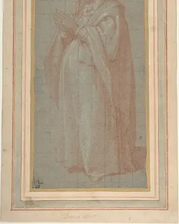 Standing Pregnant Woman (Study for the Pregnant Virgin Mary) by Bartolomeo Cesi