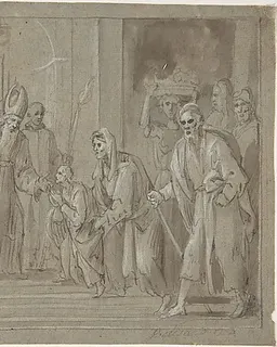 The Presentation of the Virgin in the Temple by Belisario Corenzio