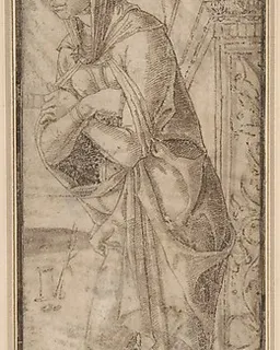 The Virgin Annunciate by Anonymous, Italian, Ferrarese, 15th century