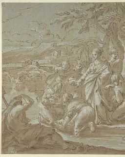 The Finding of Moses by Luigi Garzi