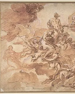 Saint Joseph Presented by the Virgin to the Holy Trinity by Corrado Giaquinto