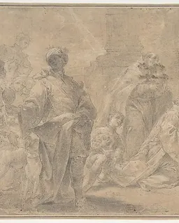Adoration of the Magi by Ercole Graziani the Younger