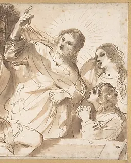The Raising of Lazarus by Guercino (Giovanni Francesco Barbieri)