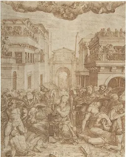 Martyrdom of Saint Catherine of Alexandria by Bernardino Lanino