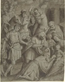 The Adoration of the Magi by Bernardino Lanino