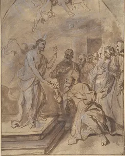 The Delivery of the Keys to Saint Peter by Jan Boeckhorst