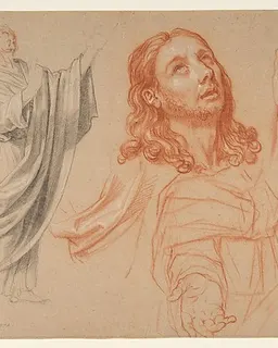 Studies for "The Conversion of the Jailer before Saint Paul and Silas" by Nicolas de Plattemontagne