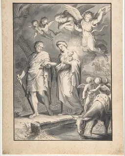 The Flight into Egypt by Jacques Stella
