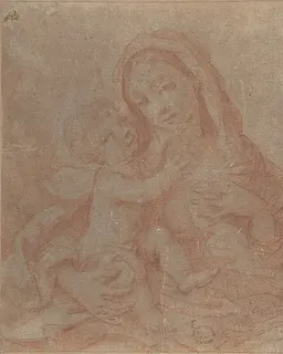 Madonna and Child by Anonymous, Italian, Roman-Bolognese, 17th century