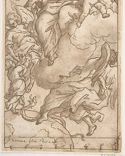 Saint Joseph and the Christ Child by Anonymous, Italian, Roman-Bolognese, 17th century