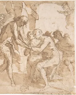 Descent of Christ into Limbo by Anonymous, Italian, 16th century