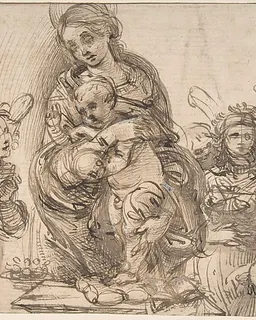 Virgin and Child Attended by Angels by Filippino Lippi