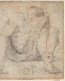 The Dead Christ by Anonymous, Italian, Roman-Bolognese, 17th century