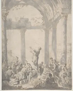 Saint Paul Preaching in Athens by Giovanni Paolo Panini
