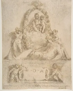 Design for the Tomb of a Youth by Parmigianino (Girolamo Francesco Maria Mazzola)
