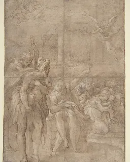 The Adoration of the Shepherds by Parmigianino (Girolamo Francesco Maria Mazzola)