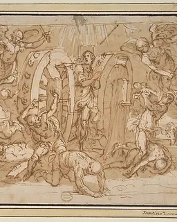 The Martyrdom of St. Catherine of Alexandria by Bernardino Poccetti