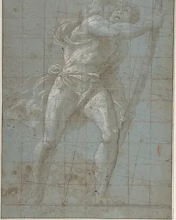 Saint Christopher Bearing the Christ Child by Giovanni Antonio da Pordenone (Giovanni Antonio de Sacchis)