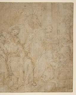 The Birth of Saint Francis of Assisi by Camillo Procaccini