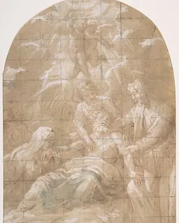 Death of Saint Joseph by Anonymous, Italian, Emilian (Parmese), 17th century