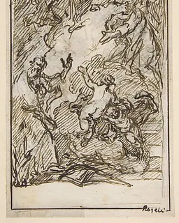The Apotheosis of Saint Mark (recto and verso) by Pietro Roselli