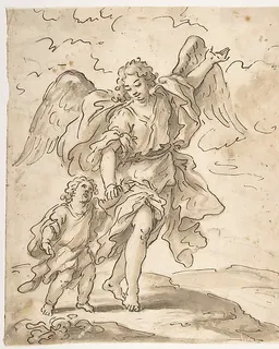 Tobias and the Angel by Paolo De Matteis