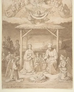 The Adoration of the Shepherds by Tommaso Minardi