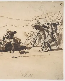 Conversion of Saint Paul by Pier Francesco Mola