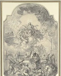 The Assumption of the Virgin by Francesco de Mura
