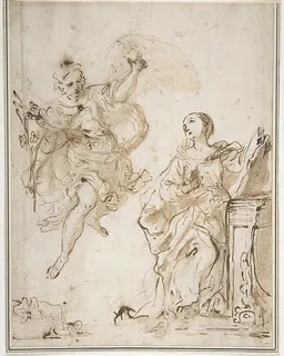The Annunciation by Antonio Gionima