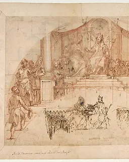 The Coronation of Esther by Carlo Urbino