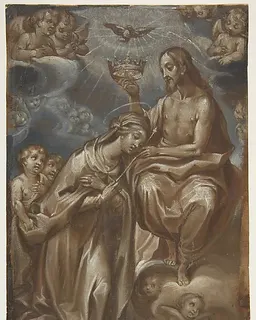 The Coronation of the Virgin by Francesco Vanni
